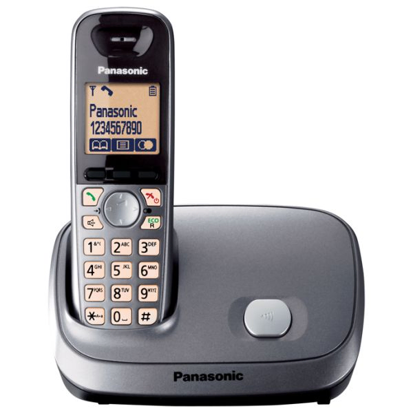 Panasonic KX-TG6511B Plus (2) PNLC1010 (3) Handset Amplified newest Cordless Phone set