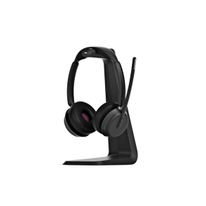 EPOS IMPACT 1061T Bluetooth Headset with Stand - Duo - Black