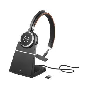 Jabra Evolve 65 SE | Link380a | Mono Headset with Charging Stand - UC or MS
