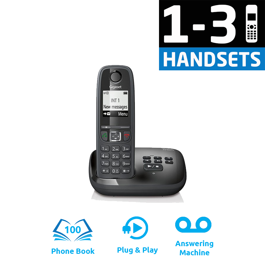 Gigaset As405a Dect Cordless Phone S H2521 L101 L H2521 L101 L H2521 L111 From 24 99 Pmc Telecom