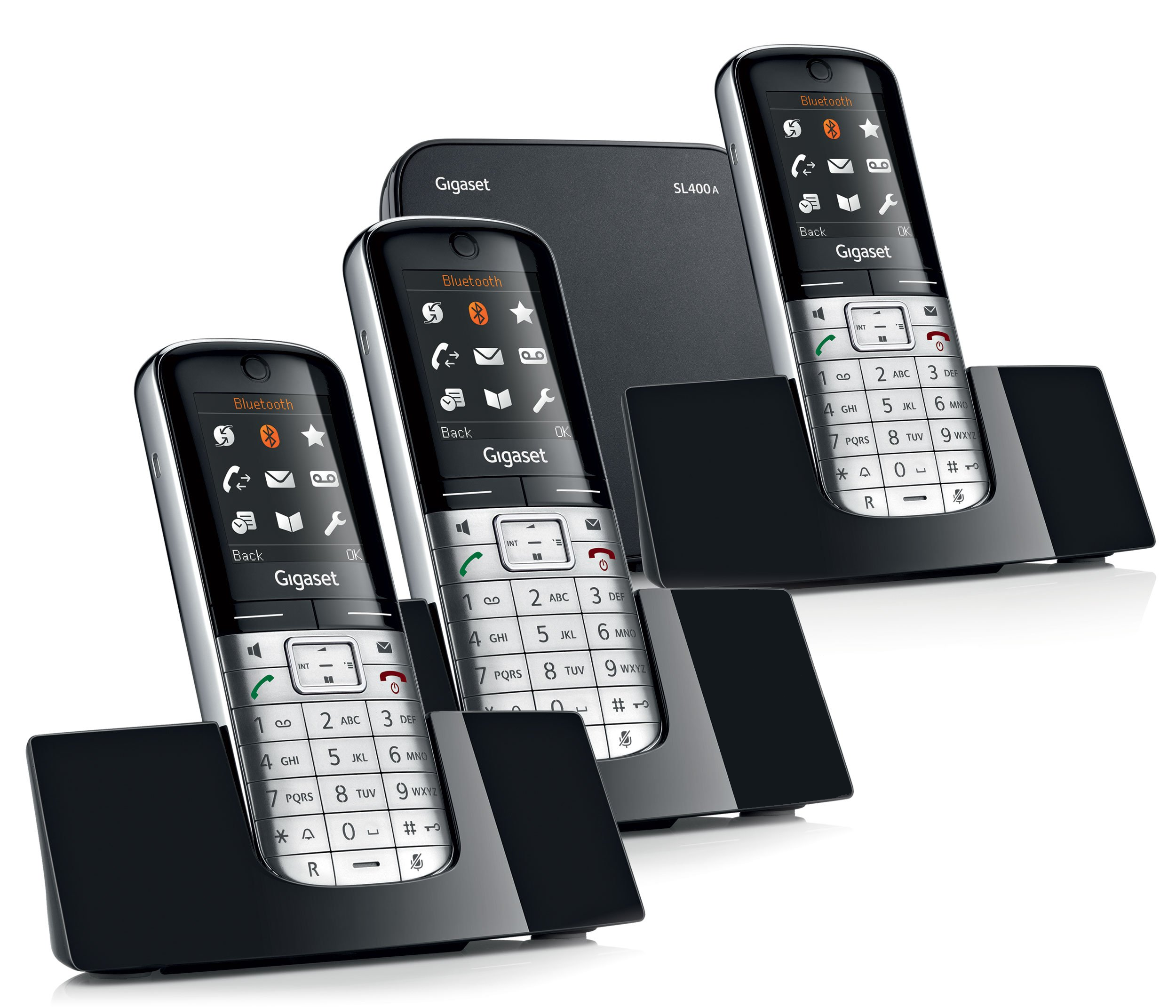 Siemens Gigaset SL400A Bluetooth Cordless Phone - Twin Pack - PMC Telecom